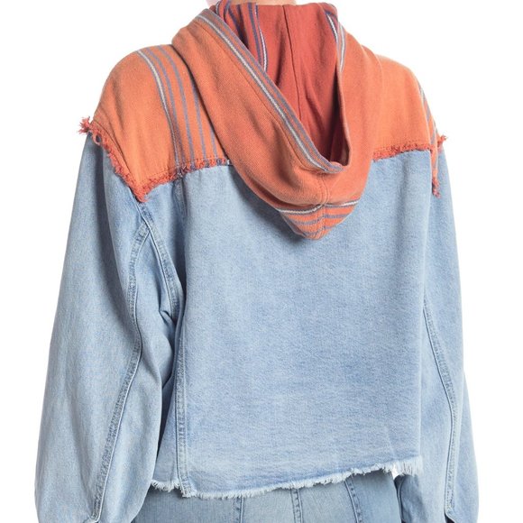 Nwt Free People Baja Denim Jacket Small 